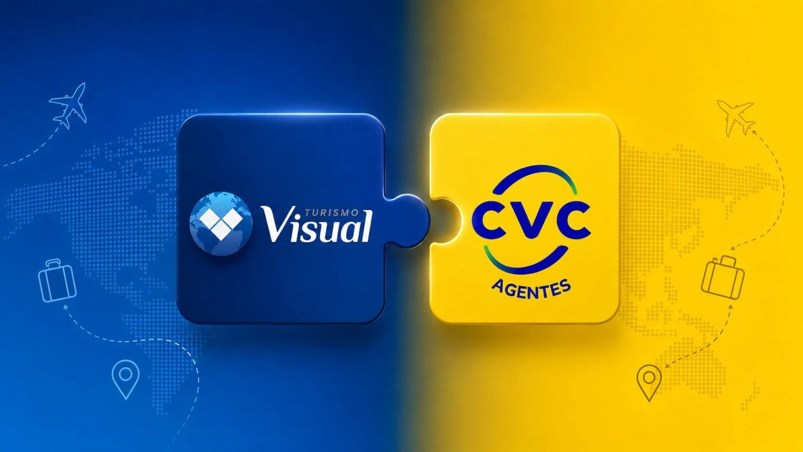 Parceria Visual Turismo e CVC Agentes
